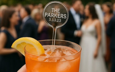Make Your Wedding Reception Unforgettable with Personalized Drink Stirrers